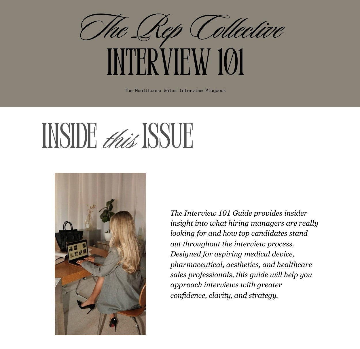 The Healthcare Sales Interview Playbook